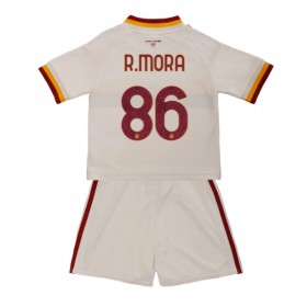 AS Roma Rodrigo Mora #86 Borte skjorte til barn 2026-27 Kortermet (+ korte bukser)